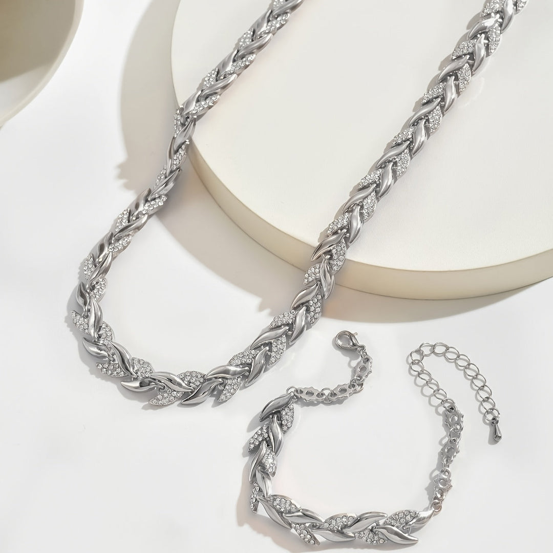 Sirena | Collar y Pulsera con Brillo Elegante