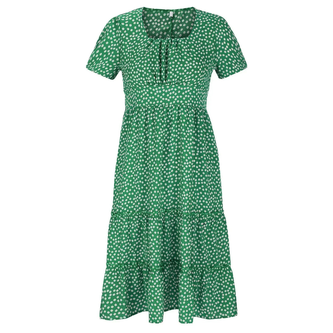 Julia | Vestido midi con estampado floral